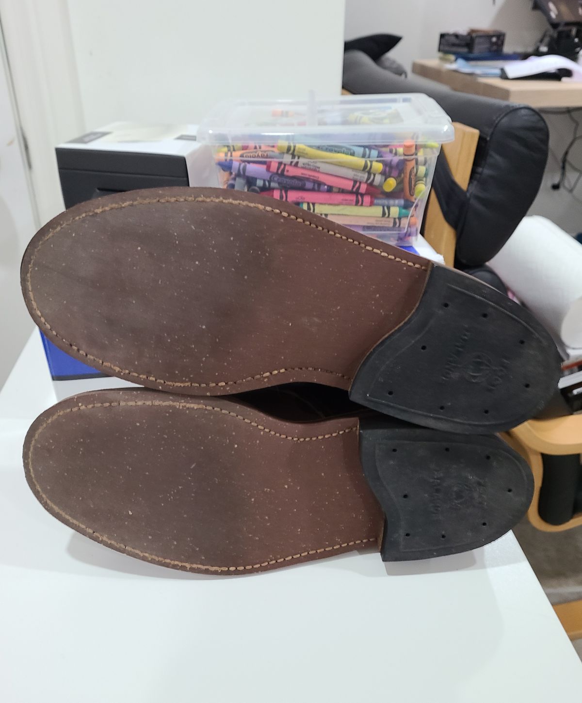 Photo by BochsBoots on October 3, 2022 of the Alden Indy Boot in Horween Brown Chromexcel.