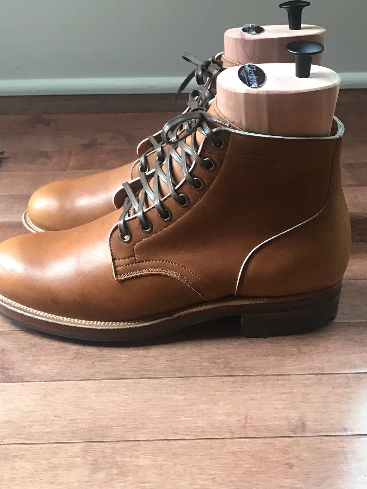 Photo by dpilaitis on October 3, 2022 of the Viberg Service Boot in Unlisted Leather.