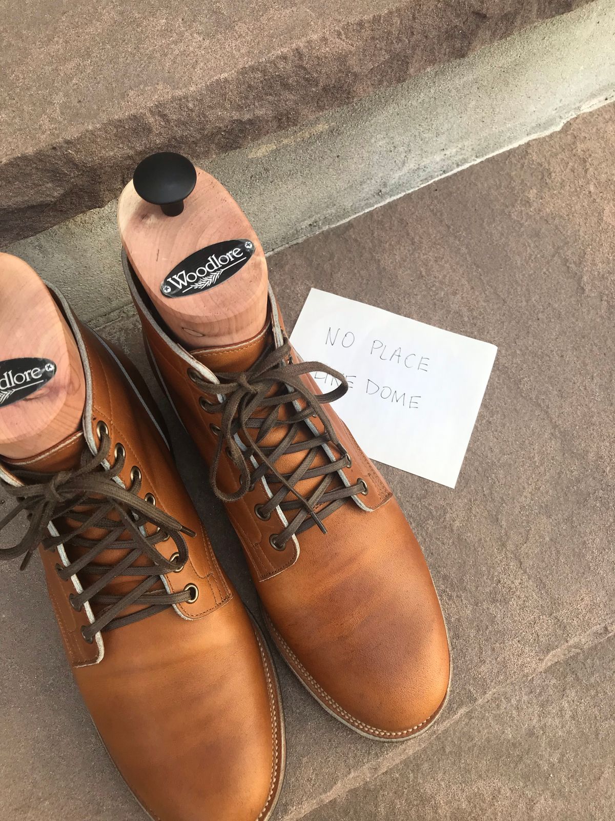 Photo by dpilaitis on November 4, 2022 of the Viberg Service Boot in Unlisted Leather.