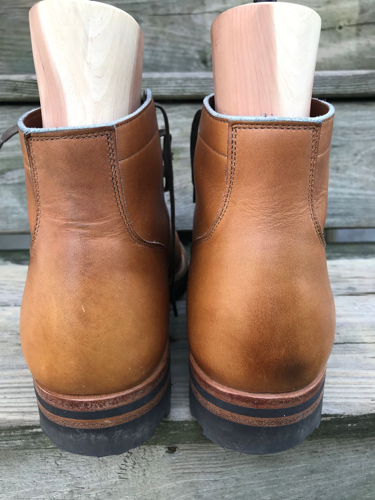 Photo by dpilaitis on February 5, 2023 of the Viberg Service Boot in Unlisted Leather.
