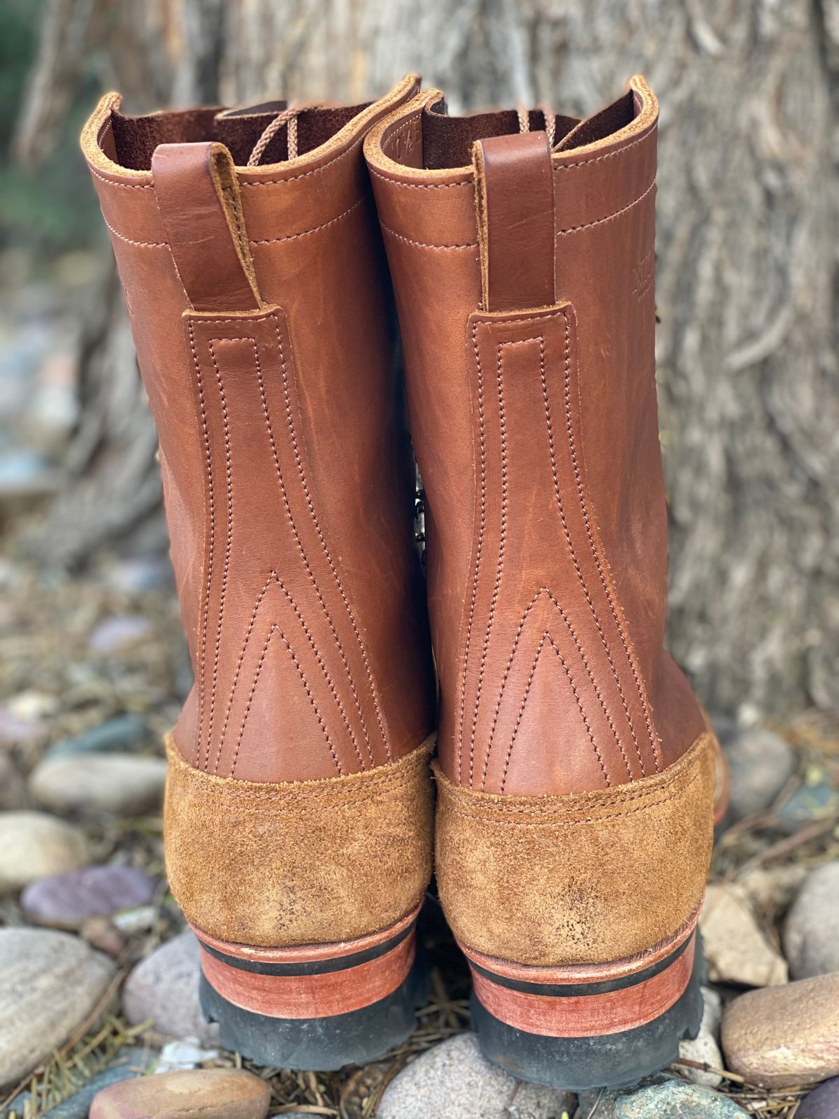 Photo by mackaroni on January 5, 2023 of the Nicks BuilderPro in Seidel 1964 Brown Roughout.