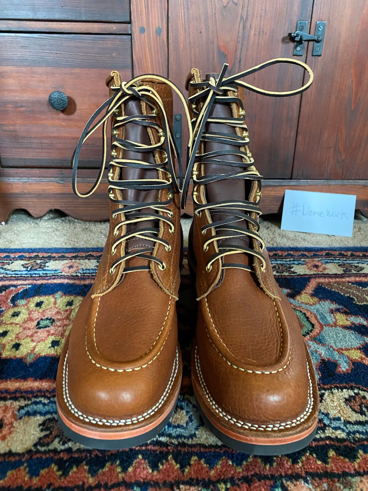 Photo by tgsnyder on October 1, 2022 of the Nicks Unlisted Model in Seidel Peanut Tuscon Bison.