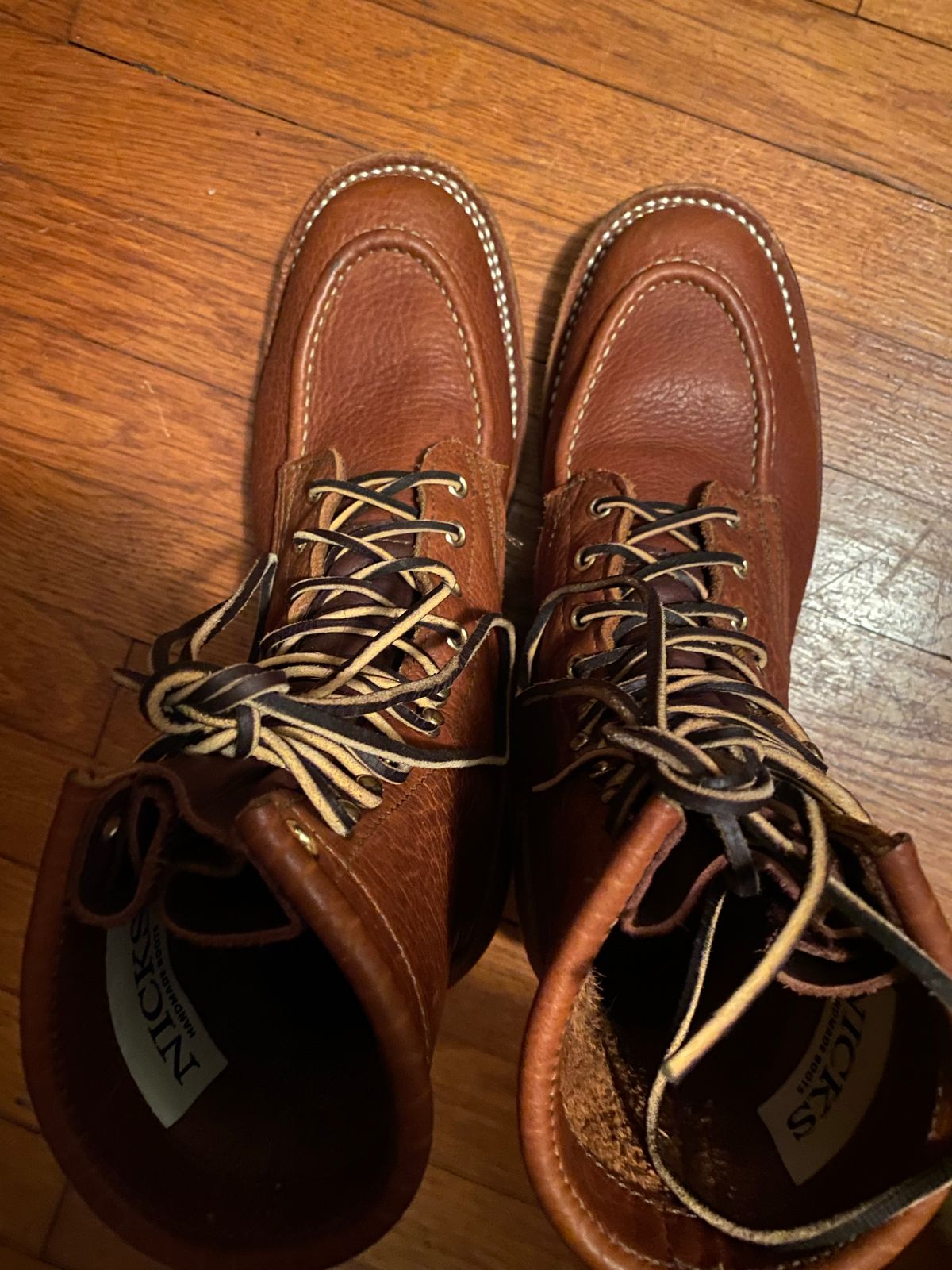 Photo by tgsnyder on November 5, 2022 of the Nicks Unlisted Model in Seidel Peanut Tuscon Bison.