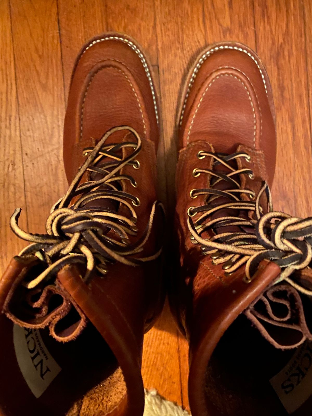 Photo by tgsnyder on December 2, 2022 of the Nicks Unlisted Model in Seidel Peanut Tuscon Bison.