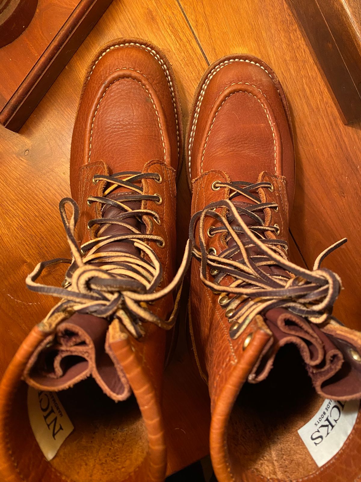 Photo by tgsnyder on January 4, 2023 of the Nicks Unlisted Model in Seidel Peanut Tuscon Bison.