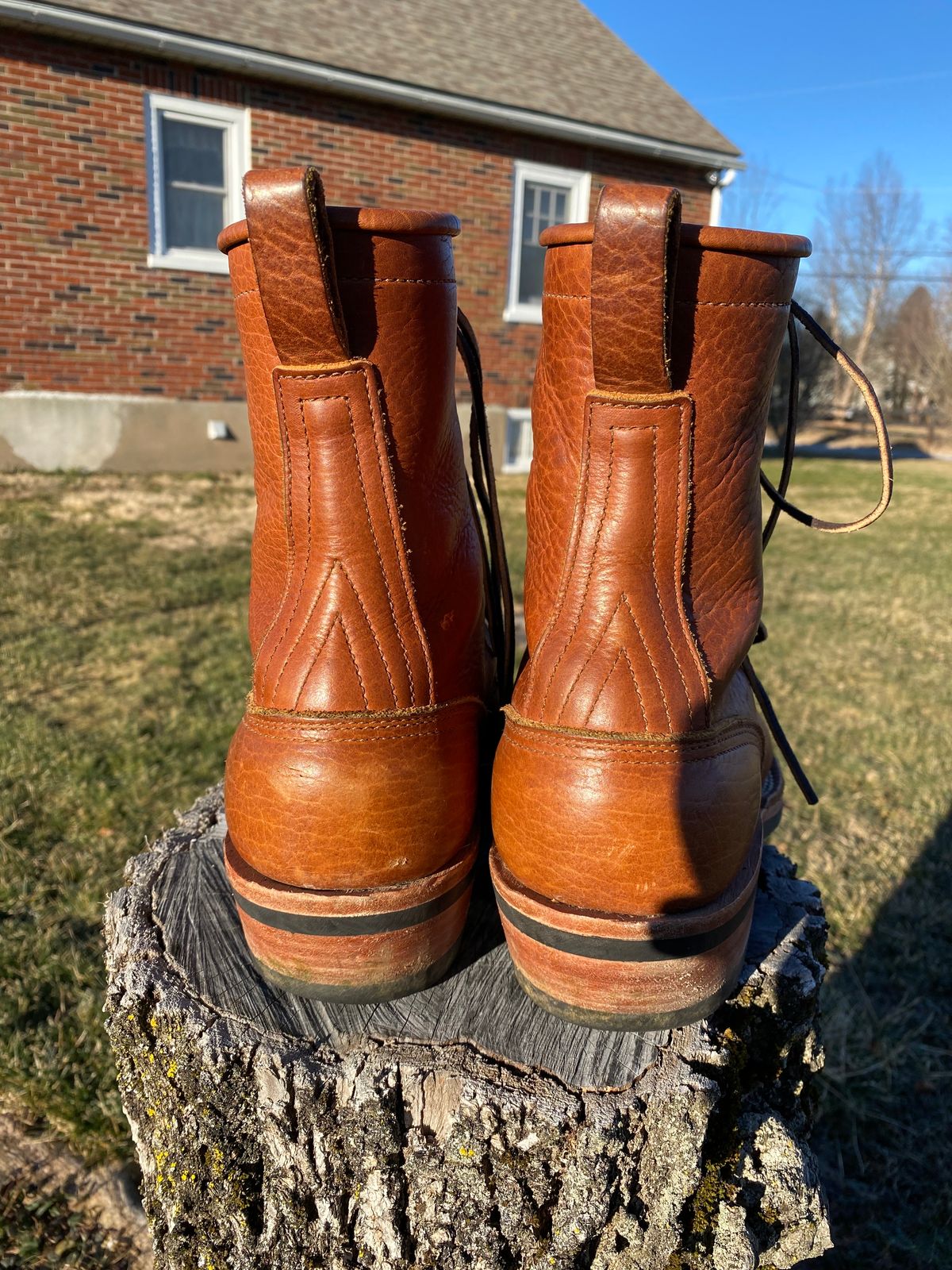 Photo by tgsnyder on February 4, 2023 of the Nicks Unlisted Model in Seidel Peanut Tuscon Bison.