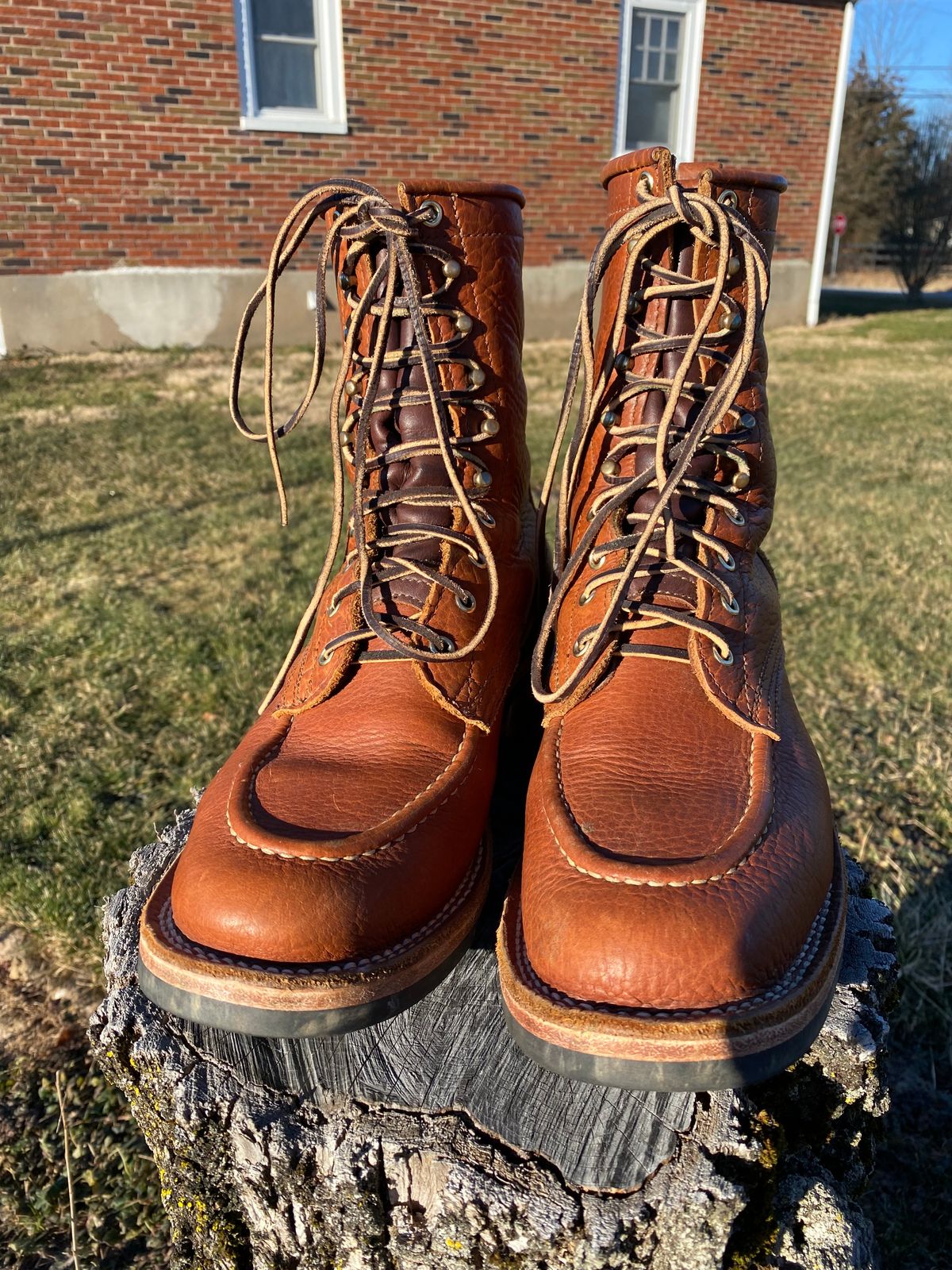 Photo by tgsnyder on February 4, 2023 of the Nicks Unlisted Model in Seidel Peanut Tuscon Bison.