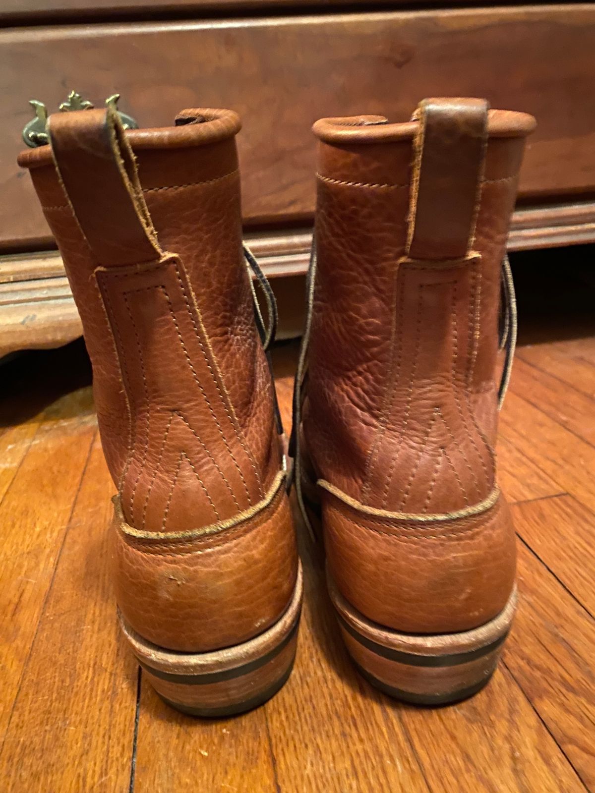 Photo by tgsnyder on March 6, 2023 of the Nicks Unlisted Model in Seidel Peanut Tuscon Bison.