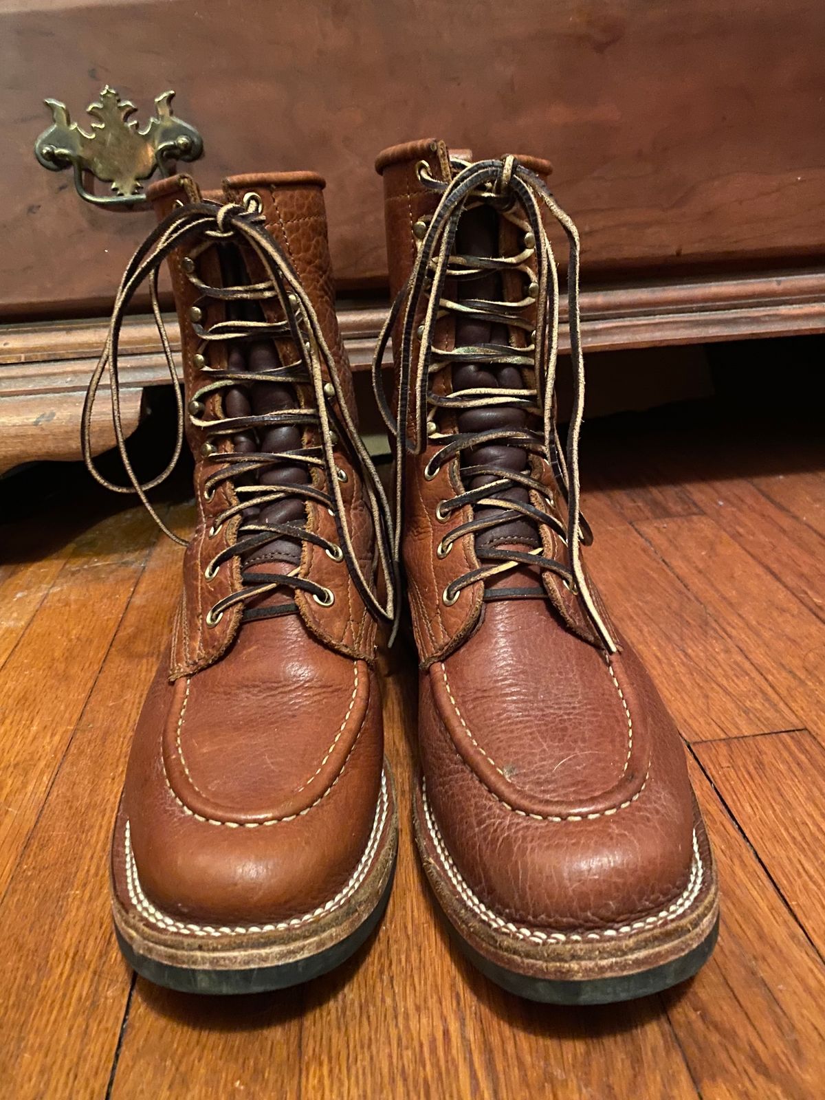 Photo by tgsnyder on March 6, 2023 of the Nicks Unlisted Model in Seidel Peanut Tuscon Bison.