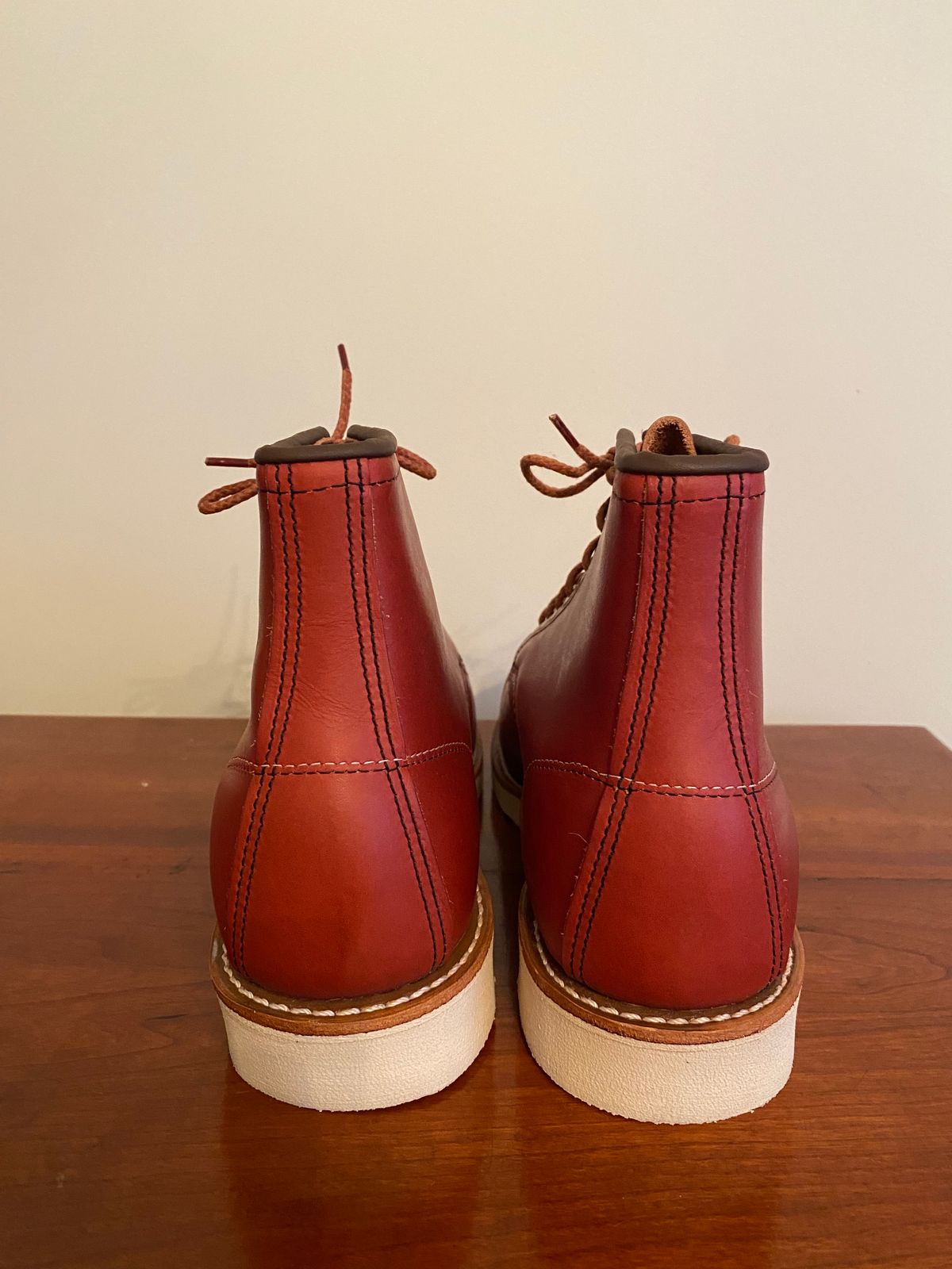 Photo by tgsnyder on October 2, 2023 of the Red Wing 6-Inch Classic Moc in S.B. Foot Oro-Russet Portage.