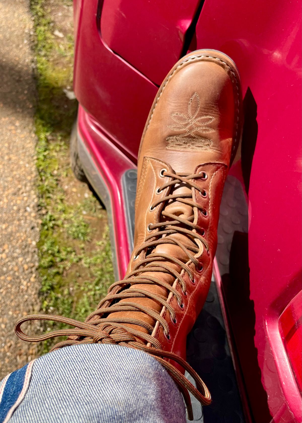 Photo by obijuan on March 4, 2026 of the White’s Custom Model in Seidel Natural Double Shot.