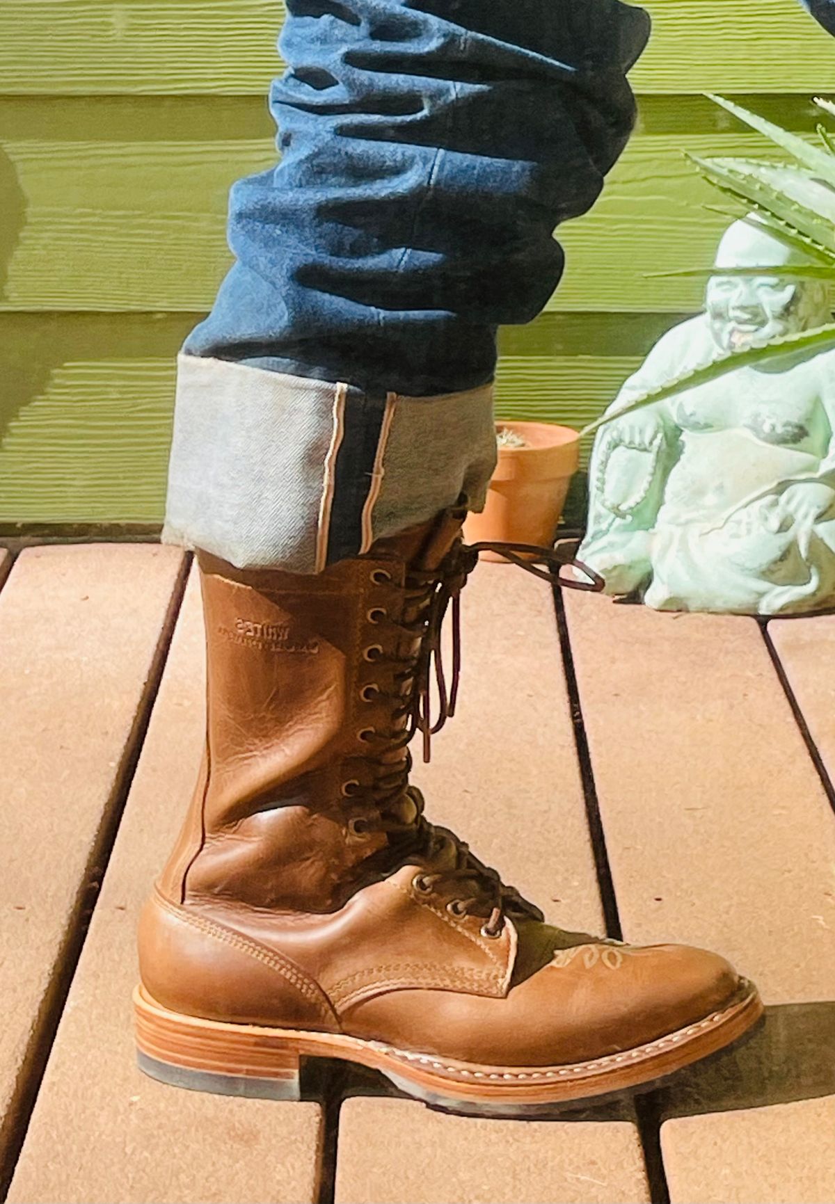 Photo by obijuan on March 4, 2026 of the White’s Custom Model in Seidel Natural Double Shot.