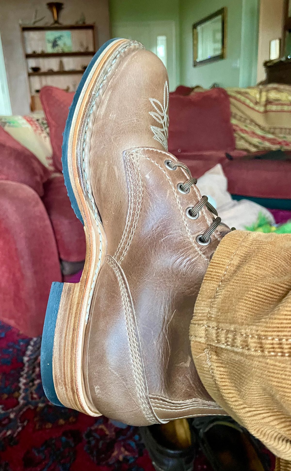 Photo by obijuan on February 7, 2026 of the White’s Custom Model in Seidel Natural Double Shot.