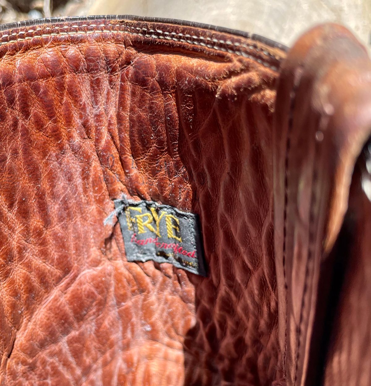 Photo by obijuan on March 31, 2023 of the Frye Unknown Model in Unknown Leather.