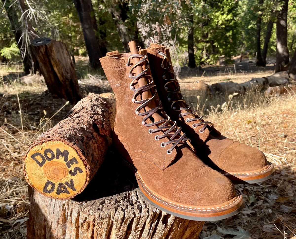 Photo by obijuan on October 7, 2024 of the White's Bounty Hunter in Seidel Distressed Roughout.