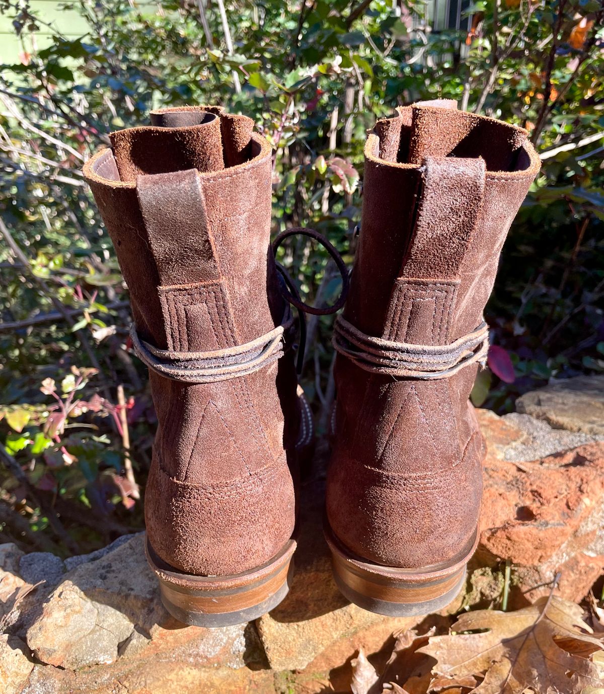Photo by obijuan on December 5, 2024 of the White's Bounty Hunter in Seidel Distressed Roughout.