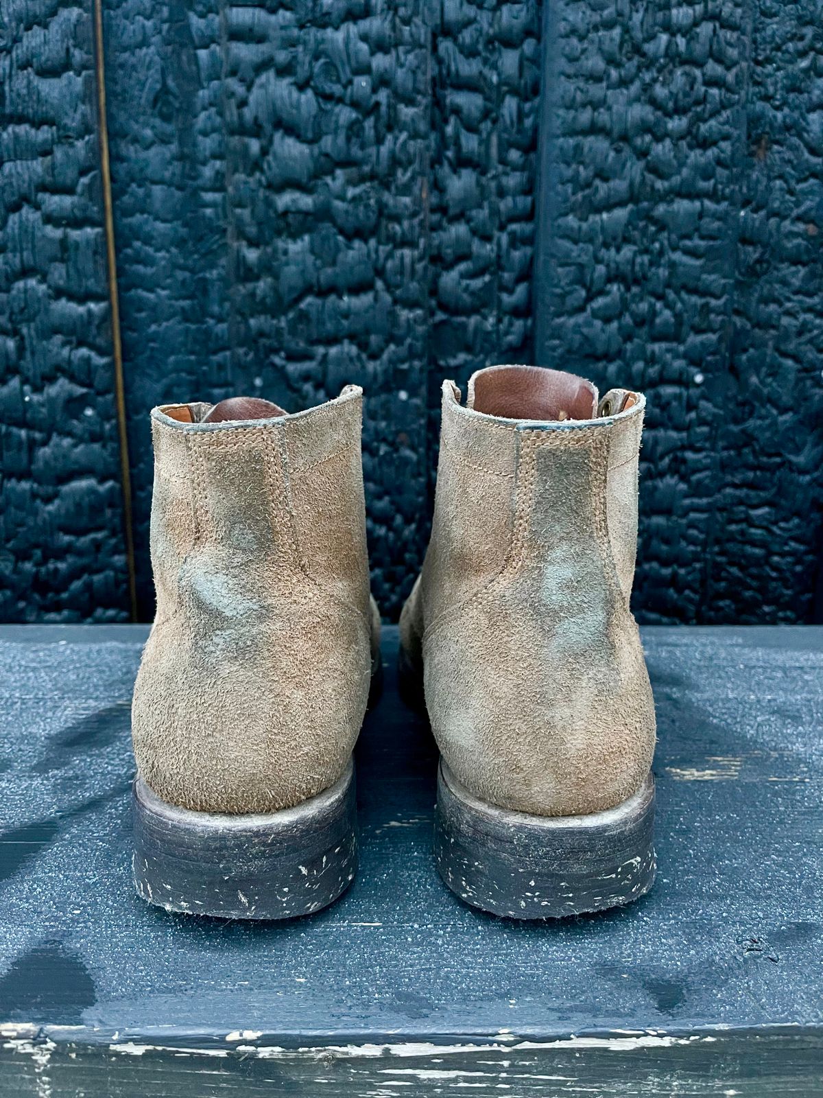 Photo by jcramby on December 5, 2022 of the Midas Service Boot in Horween Natural Chromexcel Roughout.