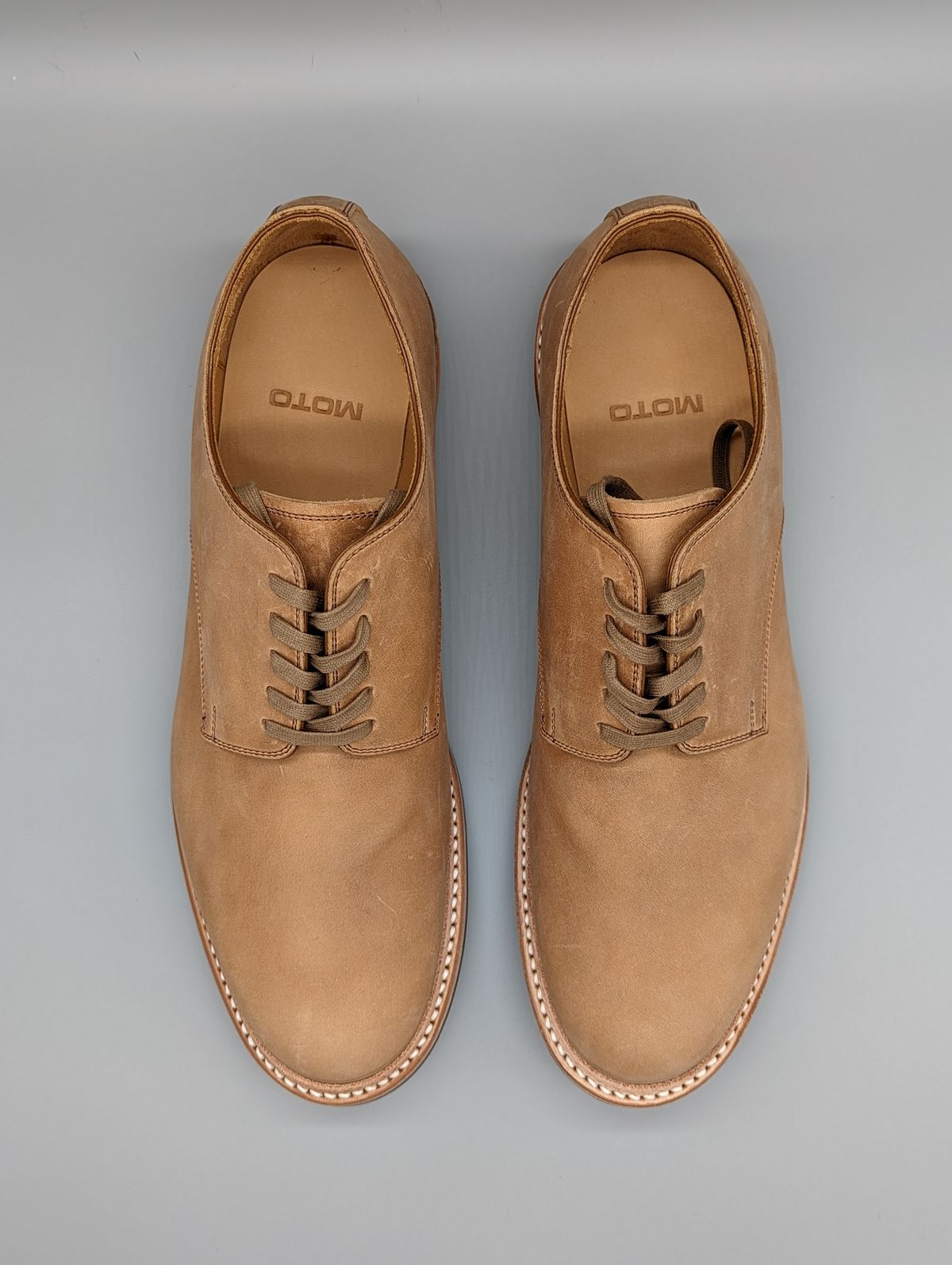 Photo by eisen on October 4, 2022 of the Motor Unlisted Model in Horween Natural Latigo.