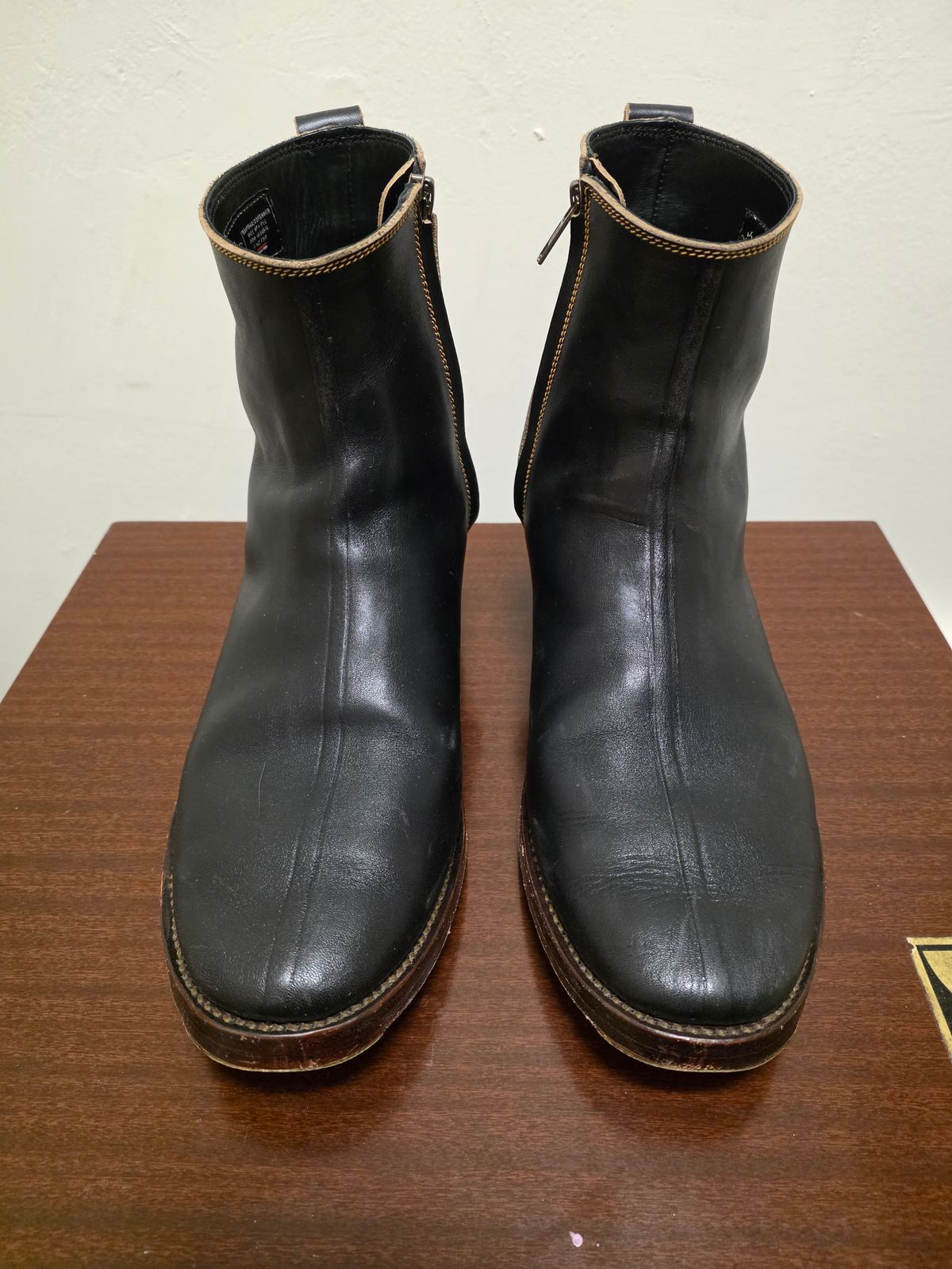 Photo by eisen on March 5, 2026 of the Fortis Boots Antasena in Indonesian Teacore Black Leather.