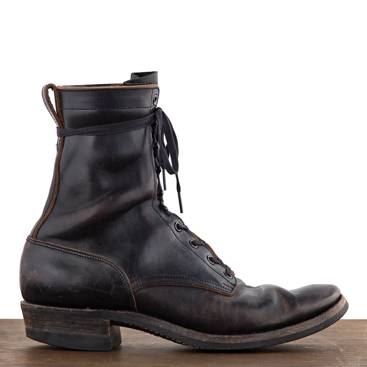 Photo by friendo on April 5, 2024 of the Rolling Dub Trio Griffin 8.5" Plain Toe Boots in Unknown Material.