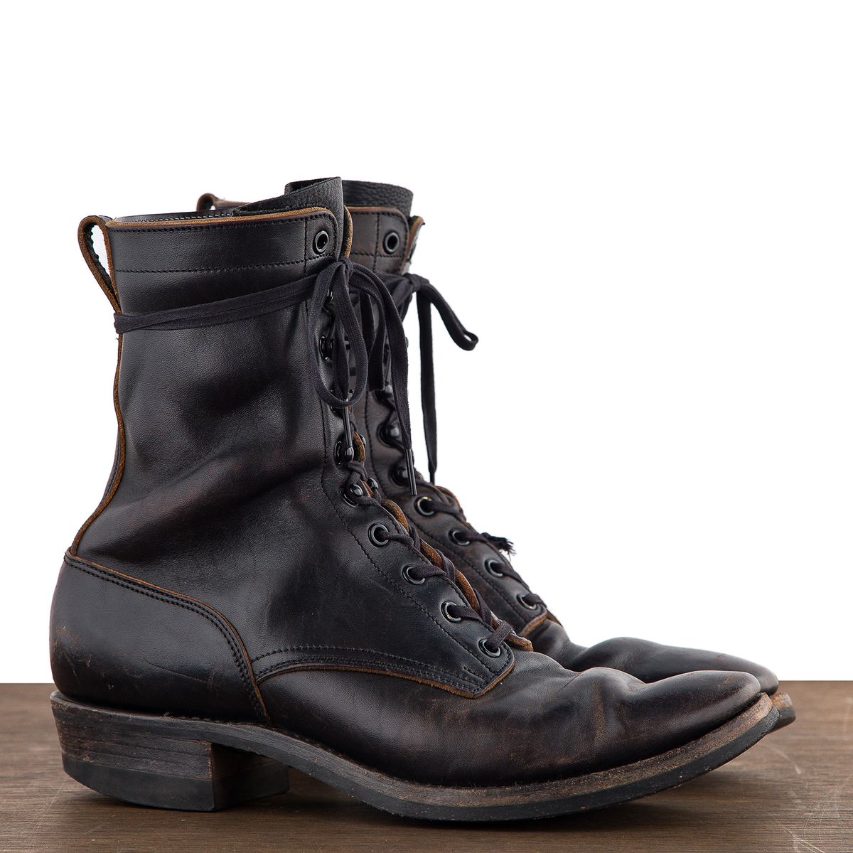 Photo by friendo on April 5, 2024 of the Rolling Dub Trio Griffin 8.5" Plain Toe Boots in Unknown Material.