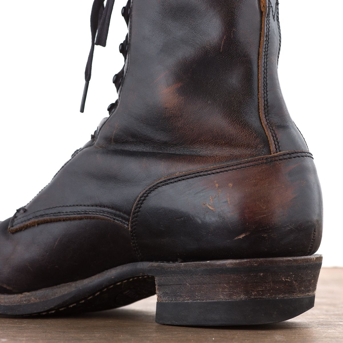 Photo by friendo on April 5, 2024 of the Rolling Dub Trio Griffin 8.5" Plain Toe Boots in Unknown Material.