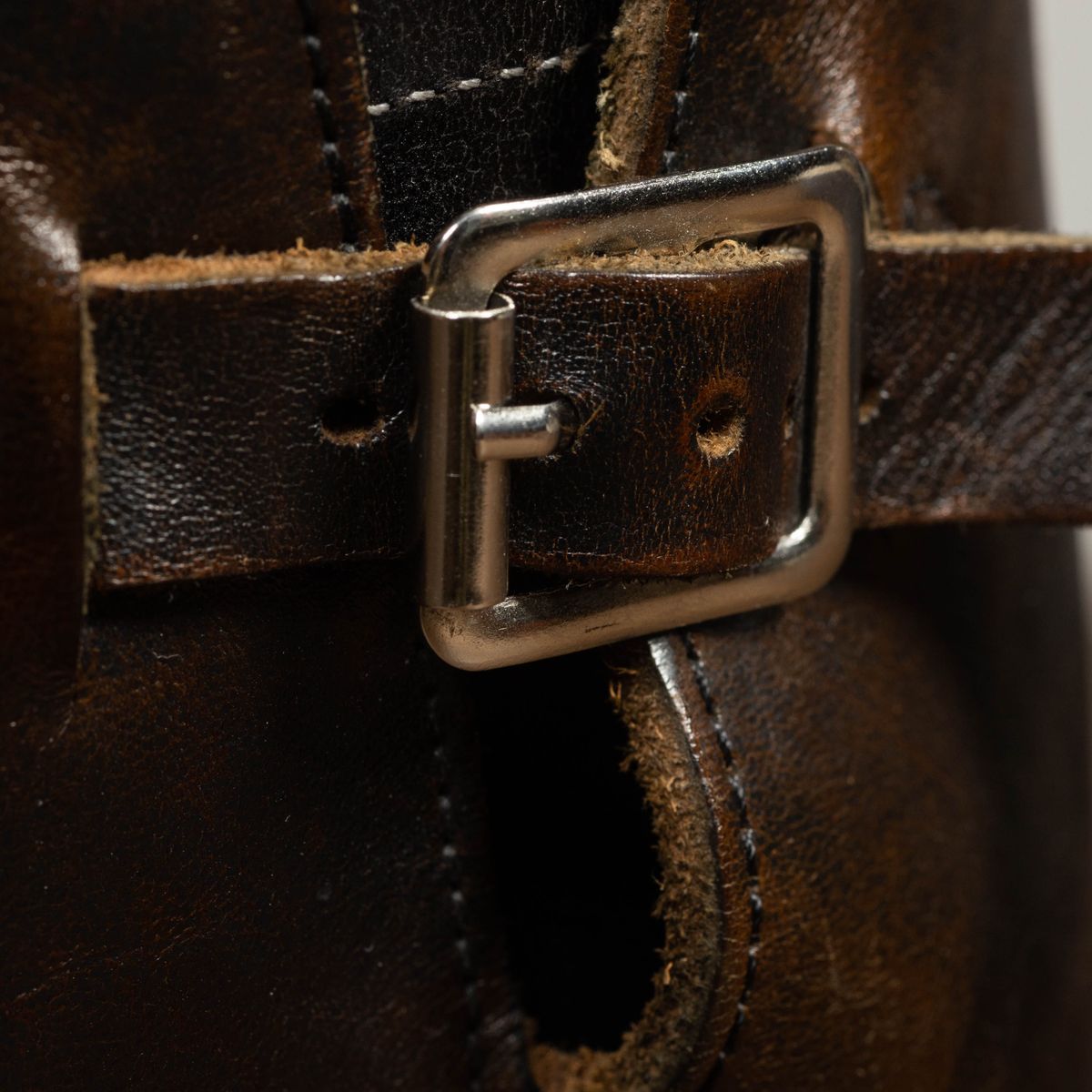 Photo by friendo on April 6, 2023 of the Role Club Anniversary Engineer Boots in Shinki Hand-Finished Black Horsehide.