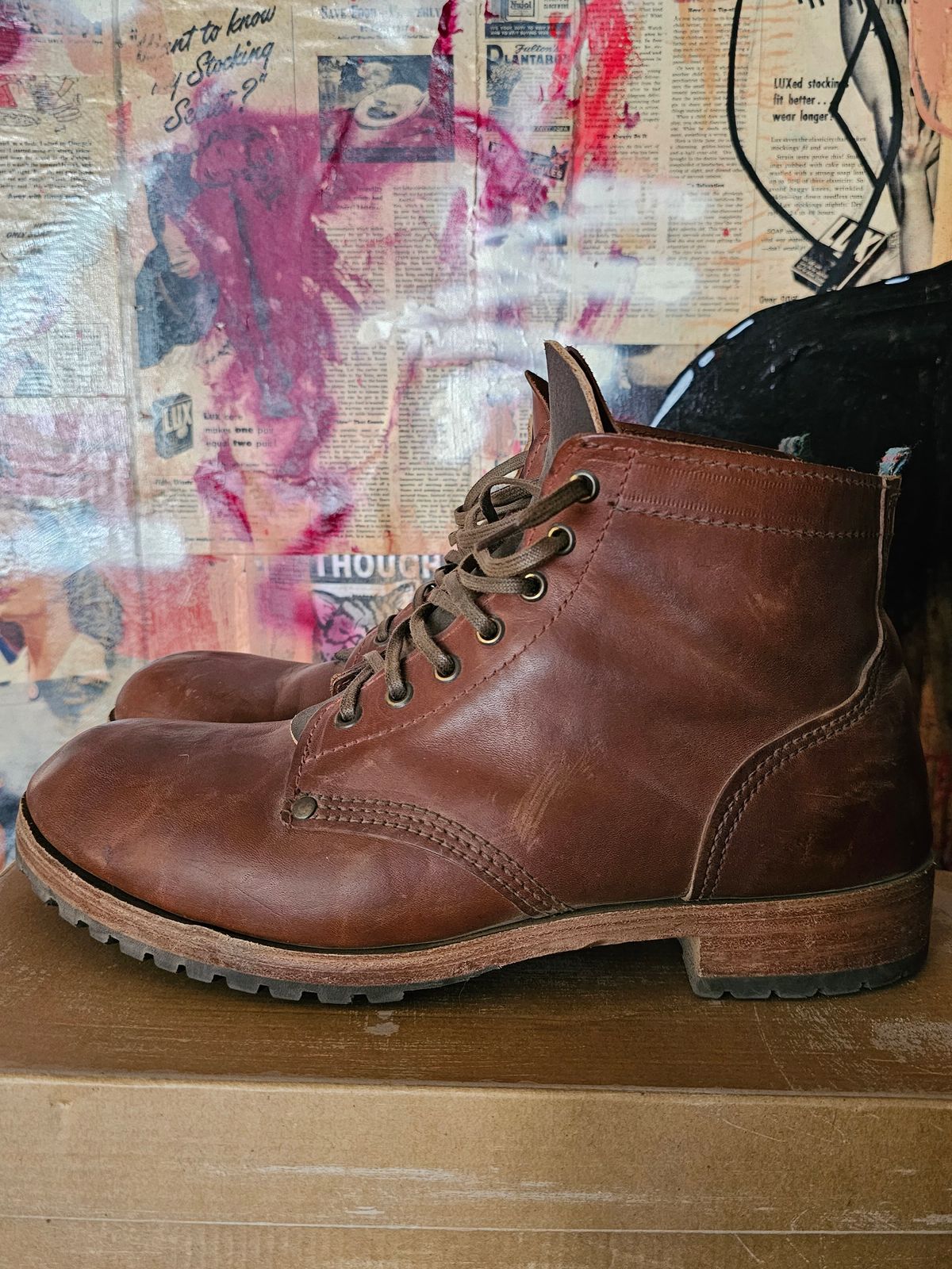 Photo by nobnix on April 2, 2023 of the Dundas Footwear Type 01 in Unlisted Leather.