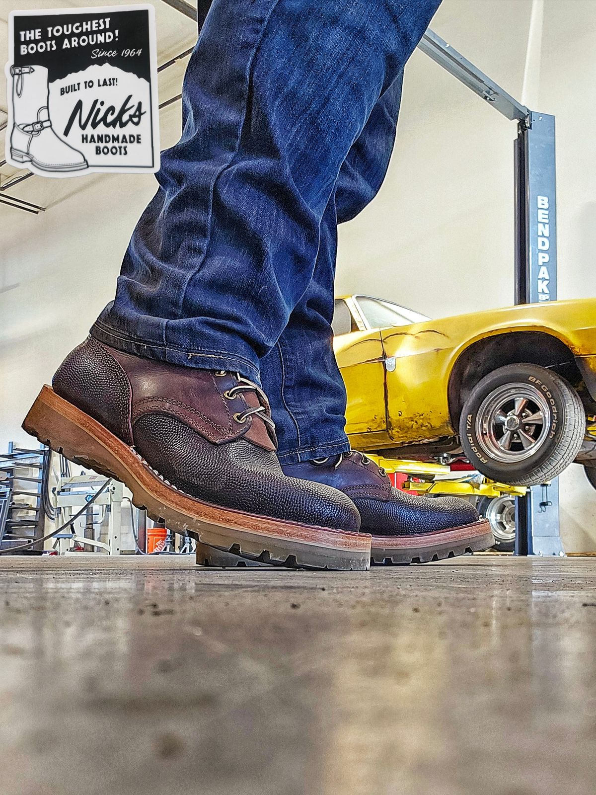 Photo by nobnix on September 26, 2025 of the Nicks Urban Logger in Wickett & Craig Burgundy Oiled Latigo.