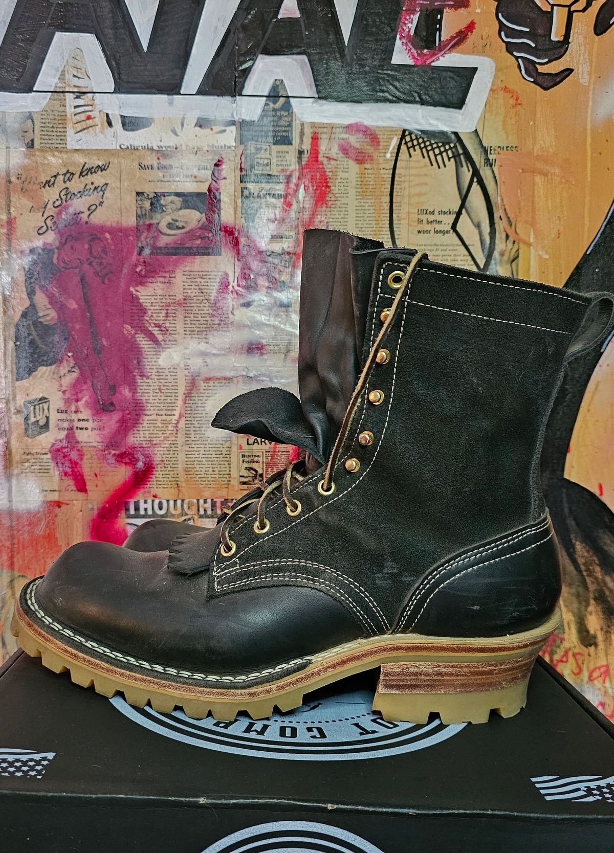 Photo by nobnix on April 2, 2023 of the Frank's Boots in Unlisted Leather.