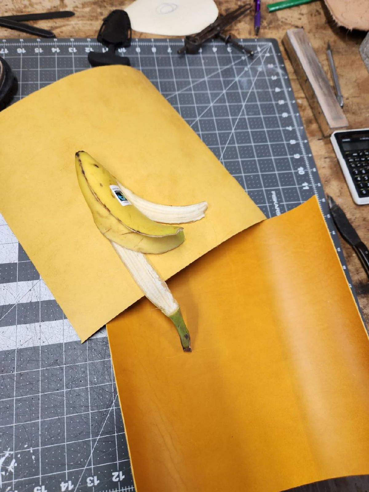 Photo by nobnix on June 27, 2025 of the Open Road Banana Boot in Vienna Collection Yellow Veg Tanned Firm Harness(7to8oz).