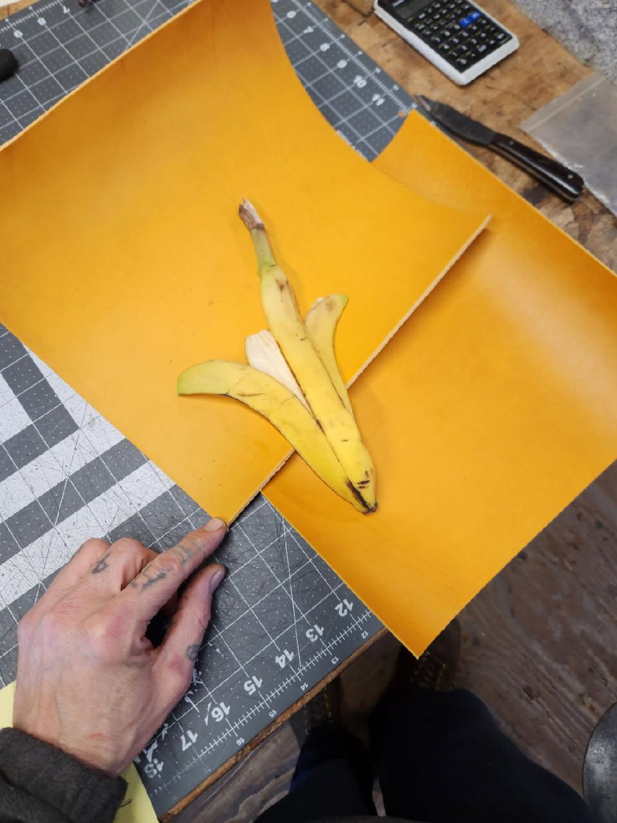 Photo by nobnix on June 27, 2025 of the Open Road Banana Boot in Vienna Collection Yellow Veg Tanned Firm Harness(7to8oz).