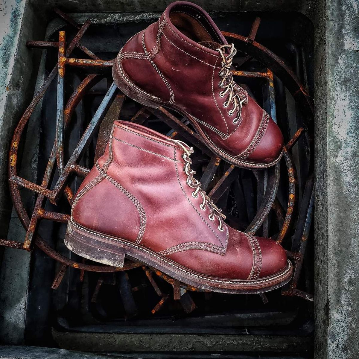 Photo by nobnix on September 24, 2024 of the John Lofgren Combat Boots in Unknown Material.