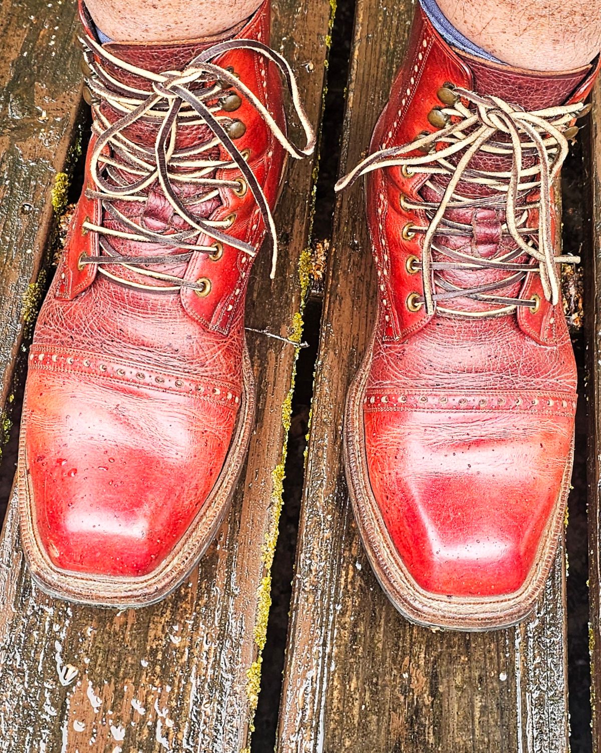 Photo by nobnix on June 21, 2025 of the Atelier Stefani ARI boot. in Italian Sourced Leather From Small Tanneries.