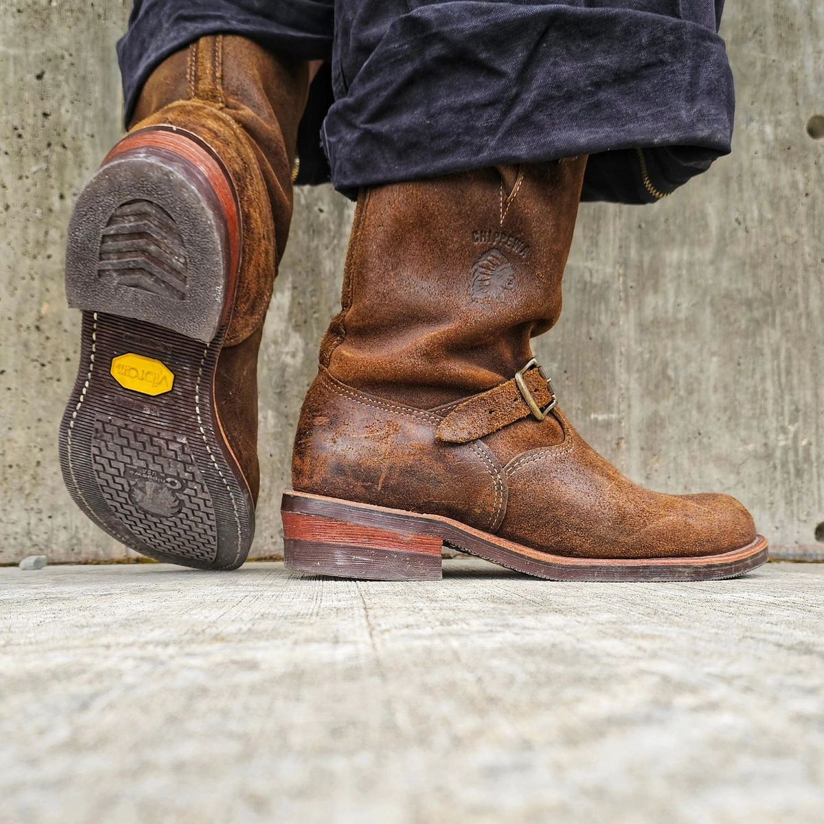 Photo by nobnix on July 21, 2024 of the Chippewa 27911 in Brown Leather.