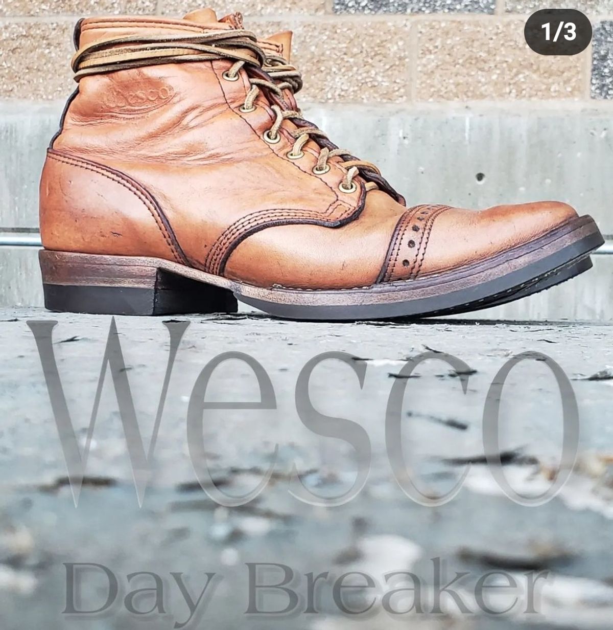 Photo by nobnix on April 2, 2023 of the Wesco Hendrik in Unknown Natural Veg Tan.