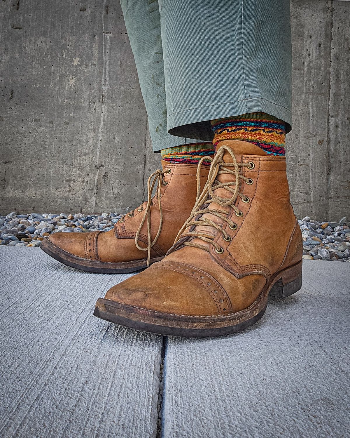 Photo by nobnix on June 10, 2025 of the Wesco Hendrik in Unknown Natural Veg Tan.