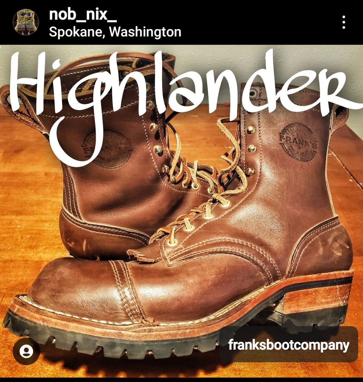 Photo by nobnix on April 2, 2023 of the Frank's Boots Unlisted Model in Unknown Material.