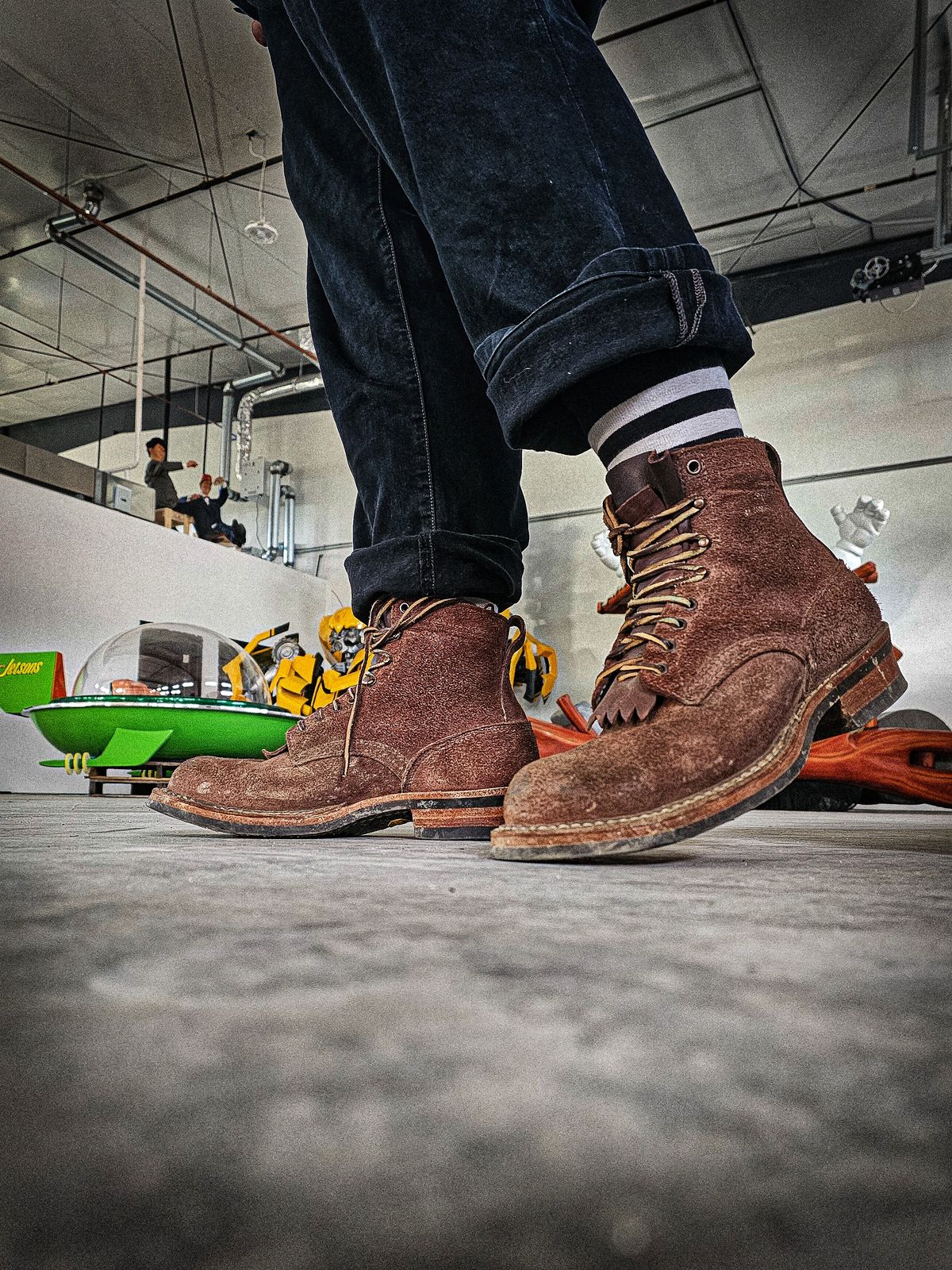 Photo by nobnix on May 29, 2025 of the White's 350 Cruiser in Seidel Brown Roughout.