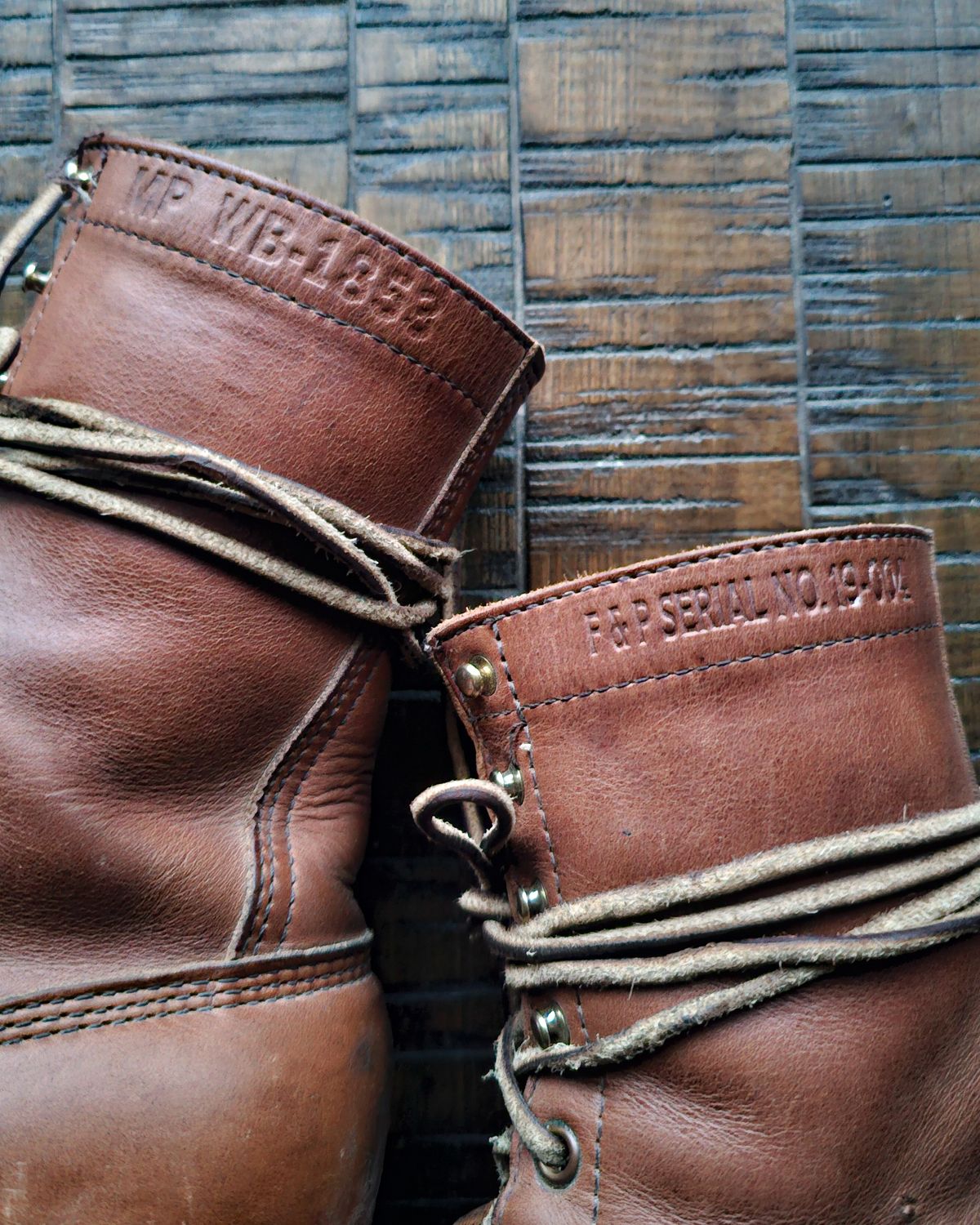 Photo by nobnix on June 14, 2025 of the White's MP-Sherman Plain Toe in Horween Natural Chromexcel.