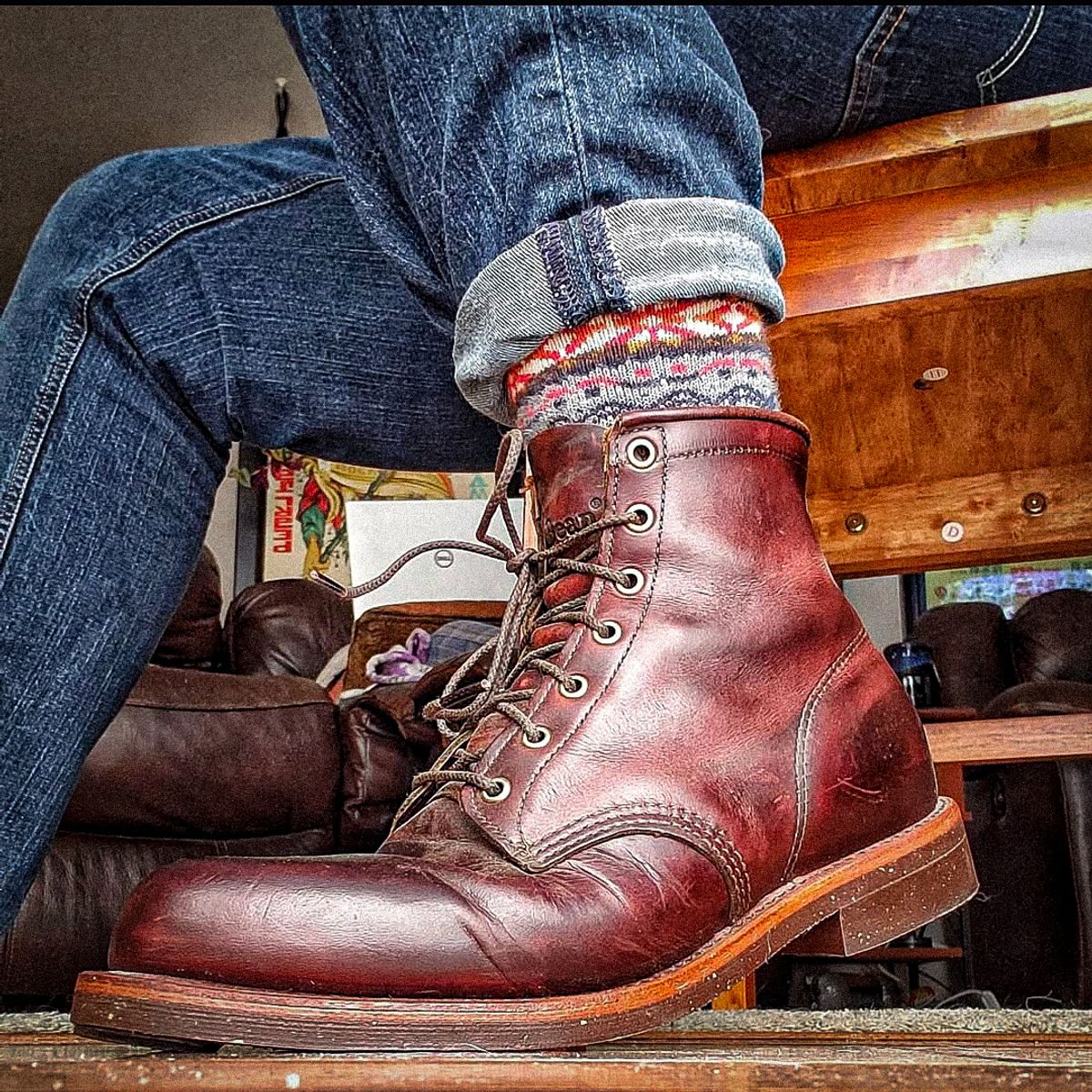 Photo by nobnix on June 23, 2025 of the Chippewa Unlisted Model in Unlisted Leather.