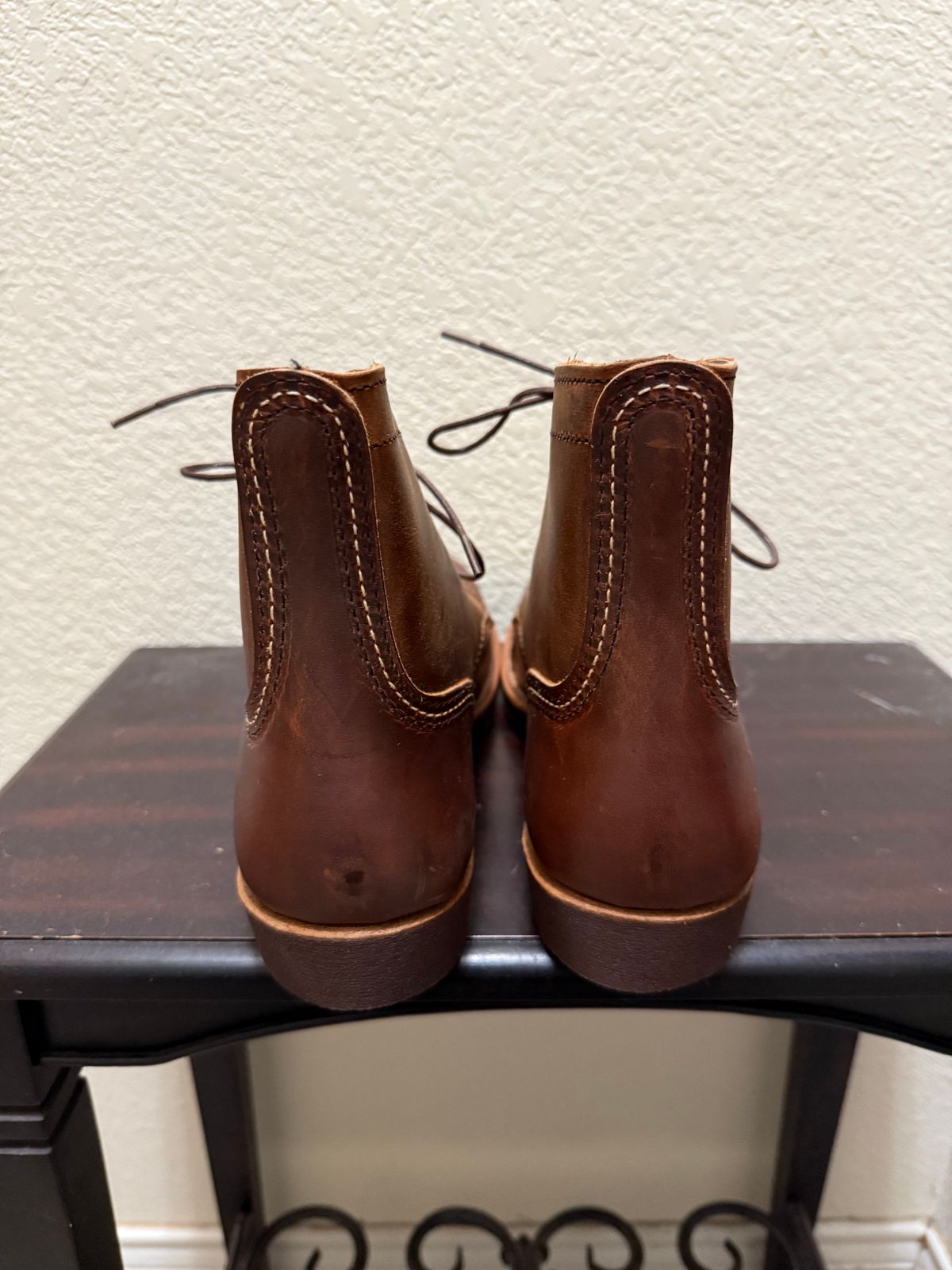 Photo by Smittysan on April 21, 2026 of the Red Wing Iron Ranger in S.B. Foot Copper Rough and Tough.