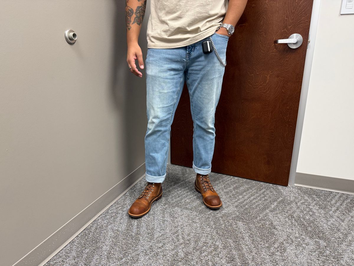 Photo by Smittysan on April 22, 2026 of the Red Wing Iron Ranger in S.B. Foot Copper Rough and Tough.