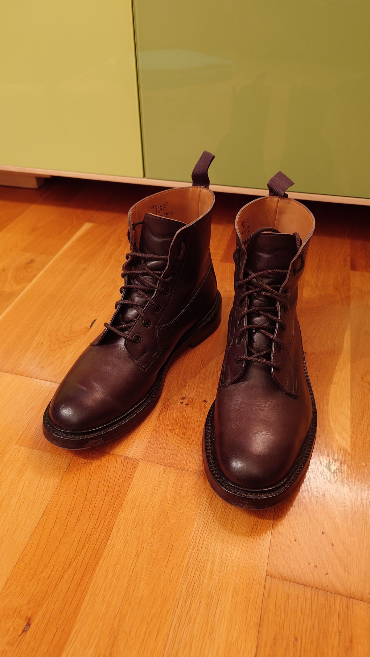 Photo by sowakichi on November 17, 2024 of the Tricker's Burford Country Boot in Espresso Burnished Calf.