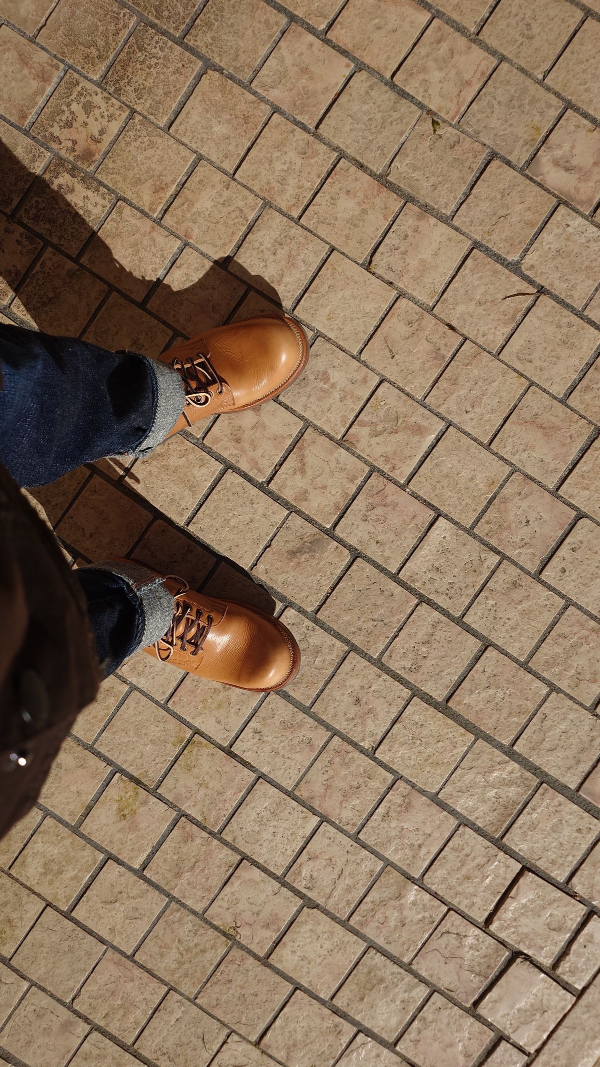 Photo by sowakichi on October 5, 2024 of the Viberg Service Boot in Horween Natural Wooly Chromexcel.