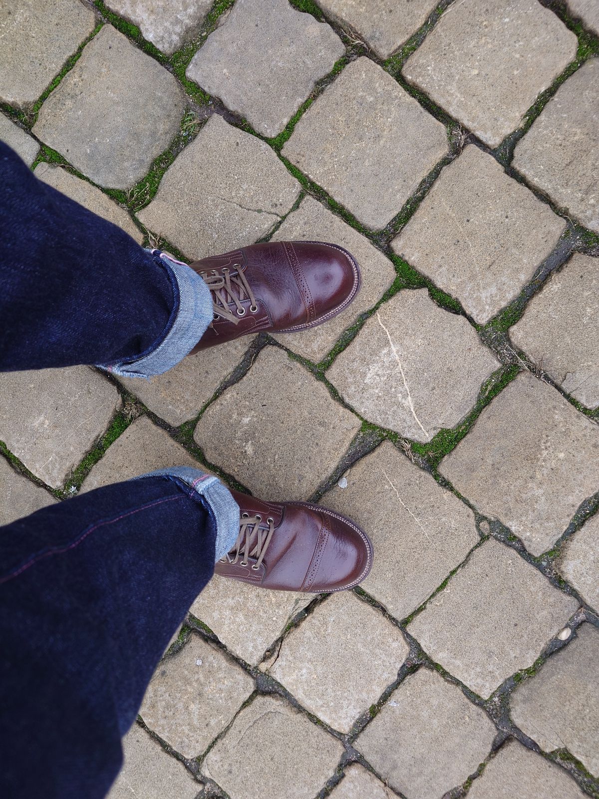 Photo by sowakichi on February 4, 2024 of the Viberg Service Boot in Shinki Dark Brown Oiled Horsebutt.