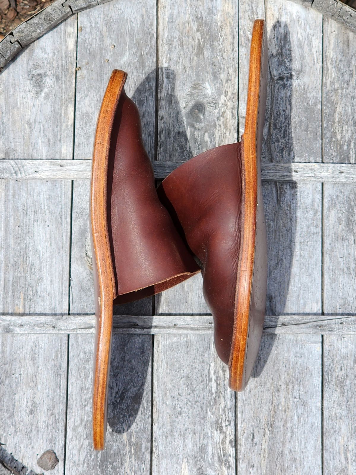 Photo by Worn.Soles on January 6, 2024 of the Self-Made House Slipper in Unknown Leather.