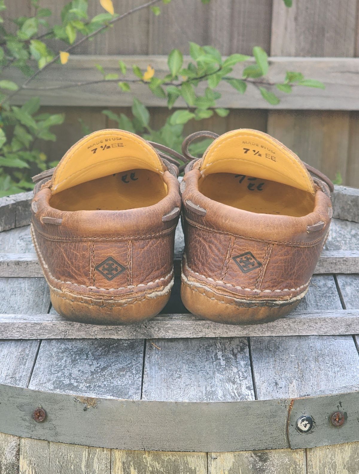 Photo by Worn.Soles on December 5, 2023 of the Quoddy Grizzly Moc in Grizzly Peanut.