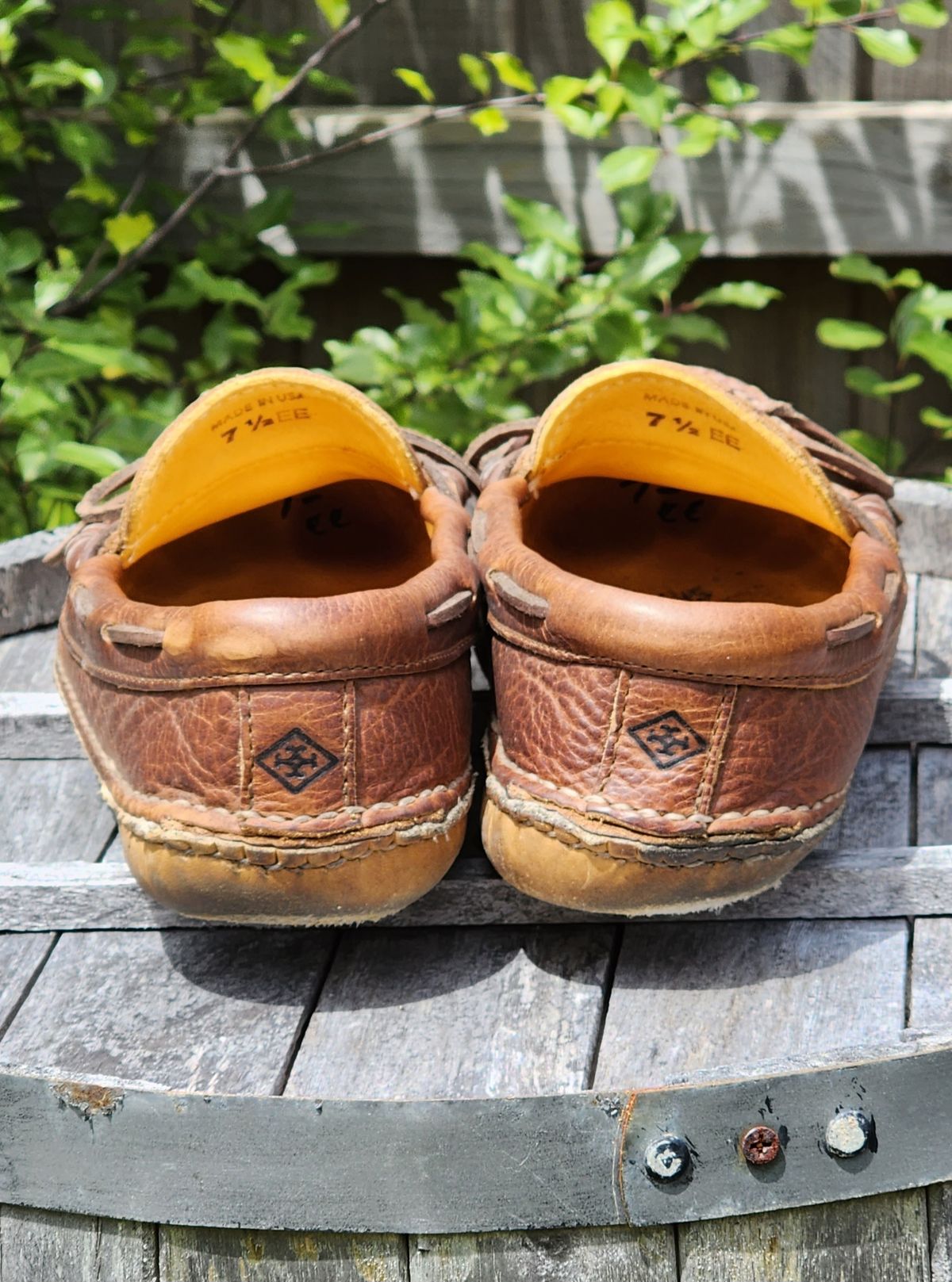 Photo by Worn.Soles on January 6, 2024 of the Quoddy Grizzly Moc in Grizzly Peanut.