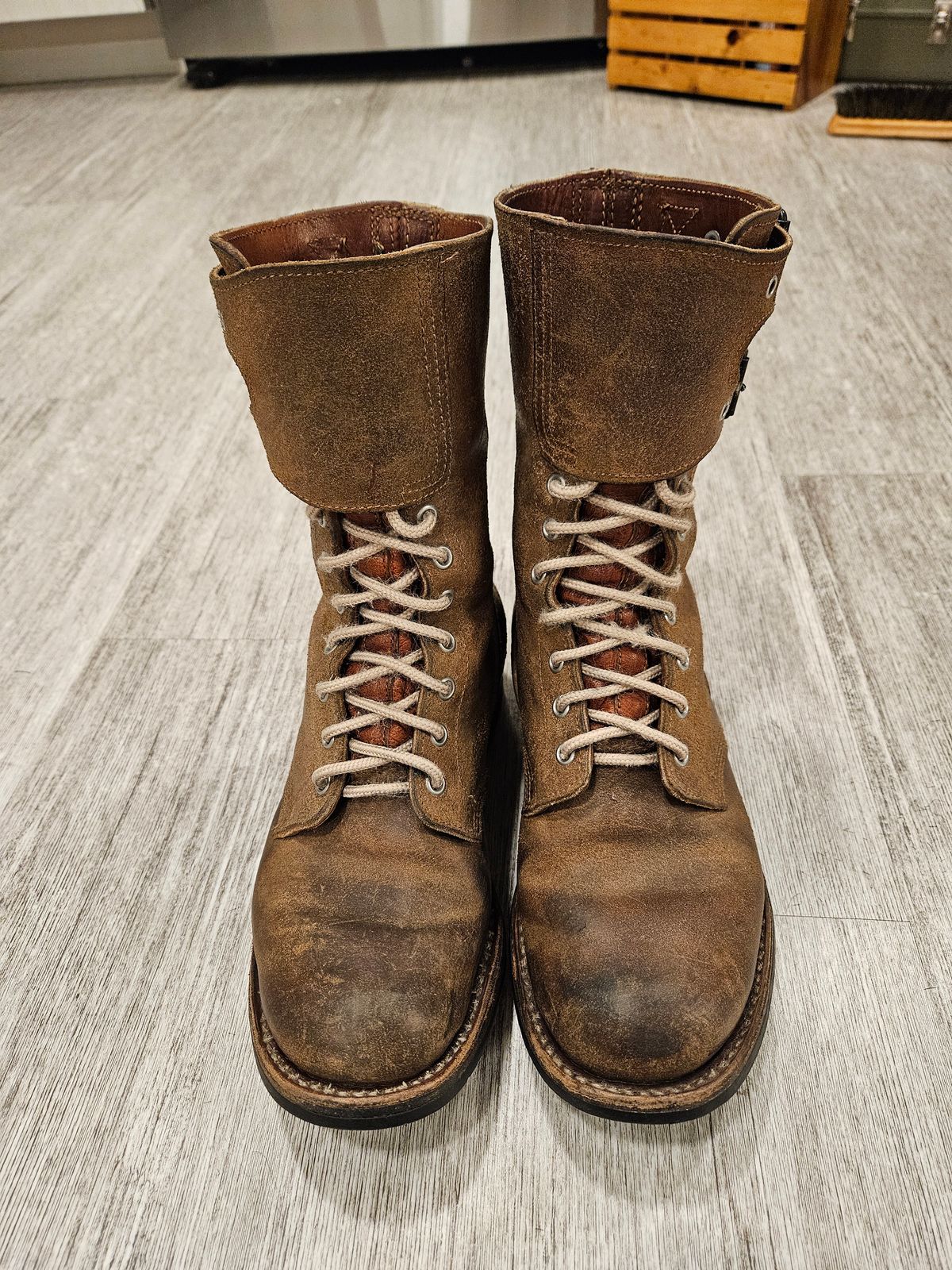 Photo by Niko on January 5, 2024 of the Unknown Maker French M47/US M43 Copy in Unknown Natural Veg Tan.
